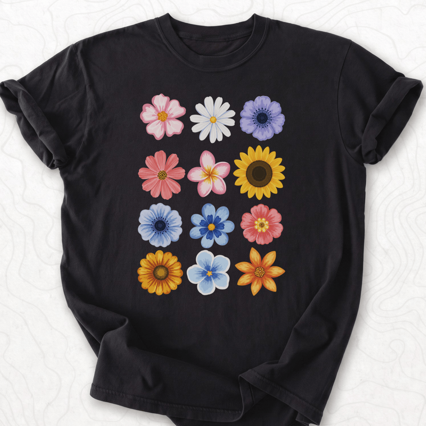 Colorful Flowers T-shirt