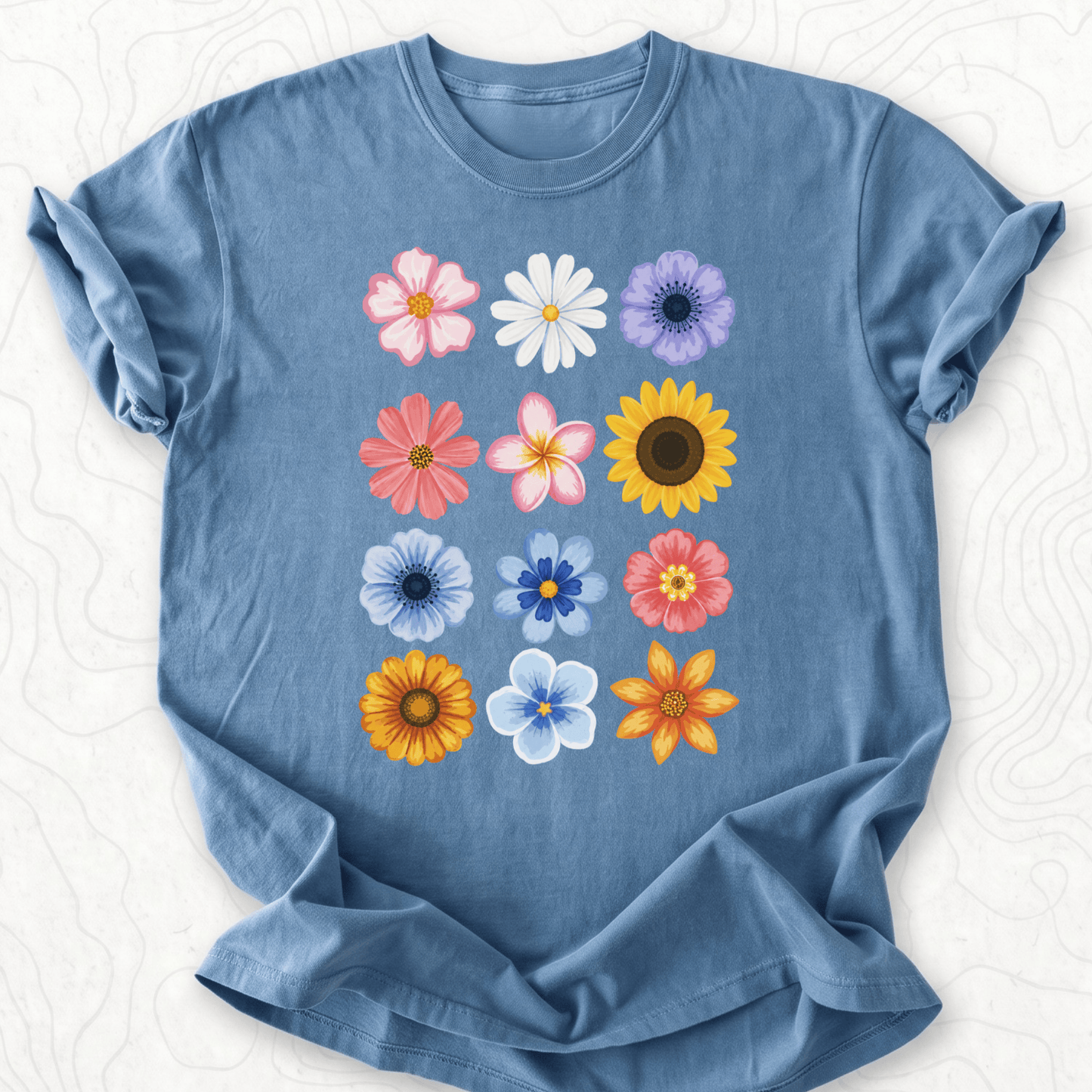 Colorful Flowers T-shirt