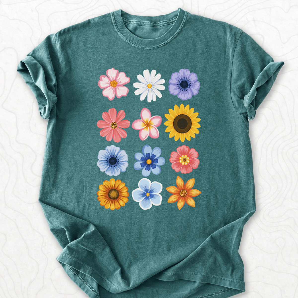 Colorful Flowers T-shirt