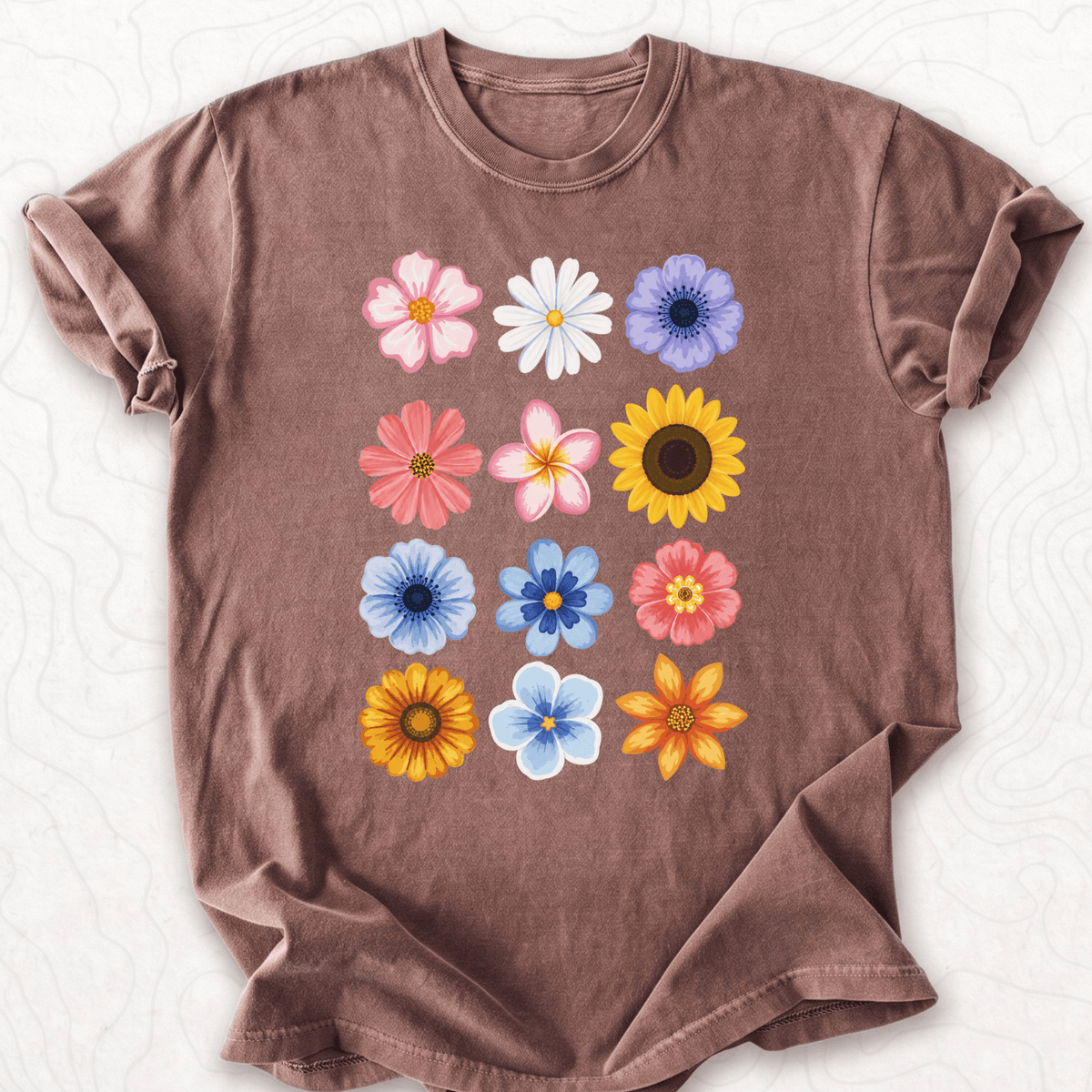 Colorful Flowers T-shirt