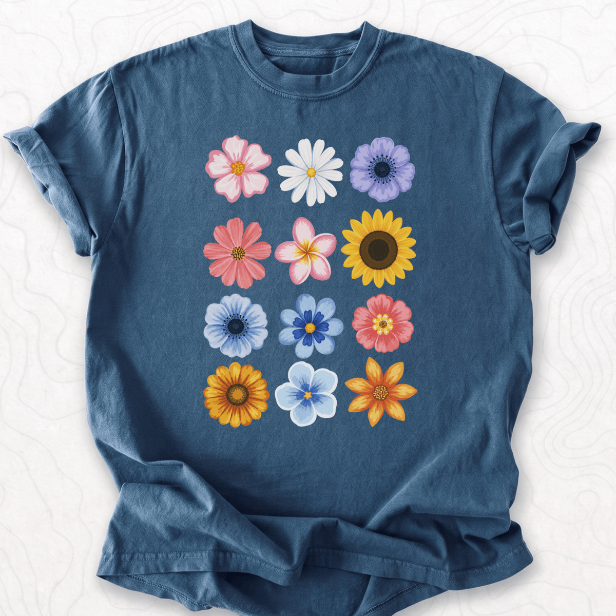 Colorful Flowers T-shirt