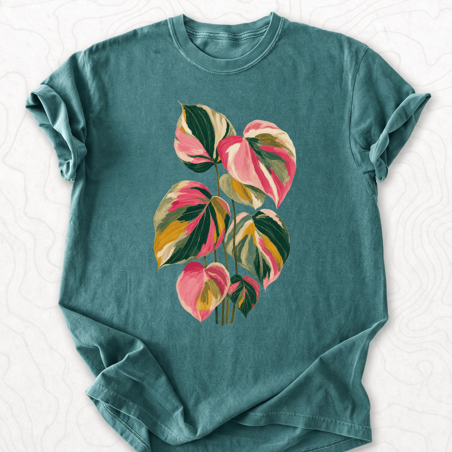 Colorful Tropical Leaves T-shirt