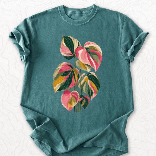 Colorful Tropical Leaves T-shirt