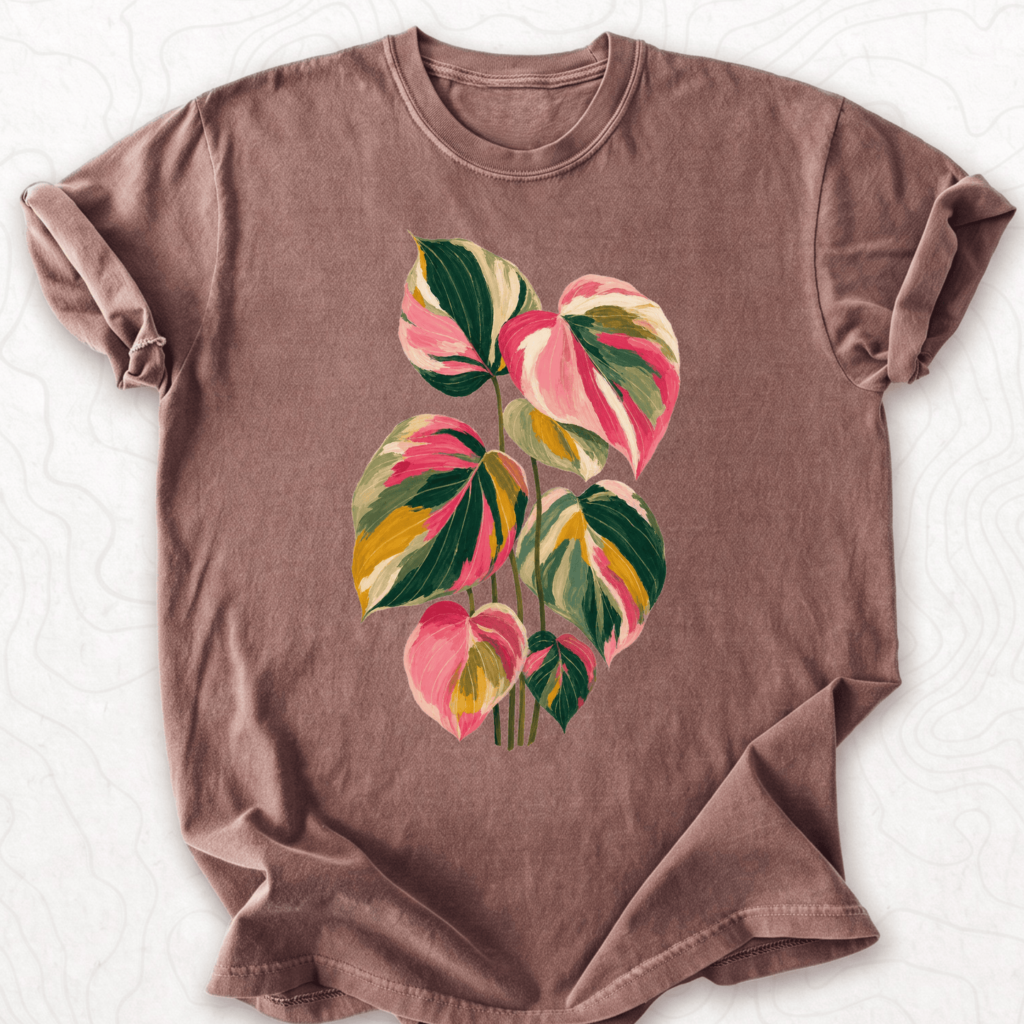 Colorful Tropical Leaves T-shirt