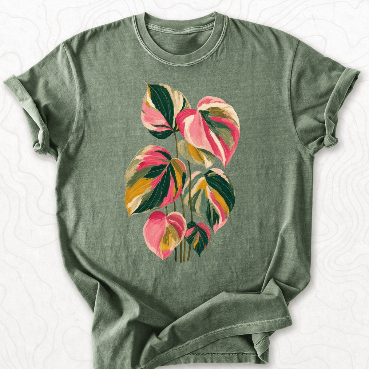 Colorful Tropical Leaves T-shirt