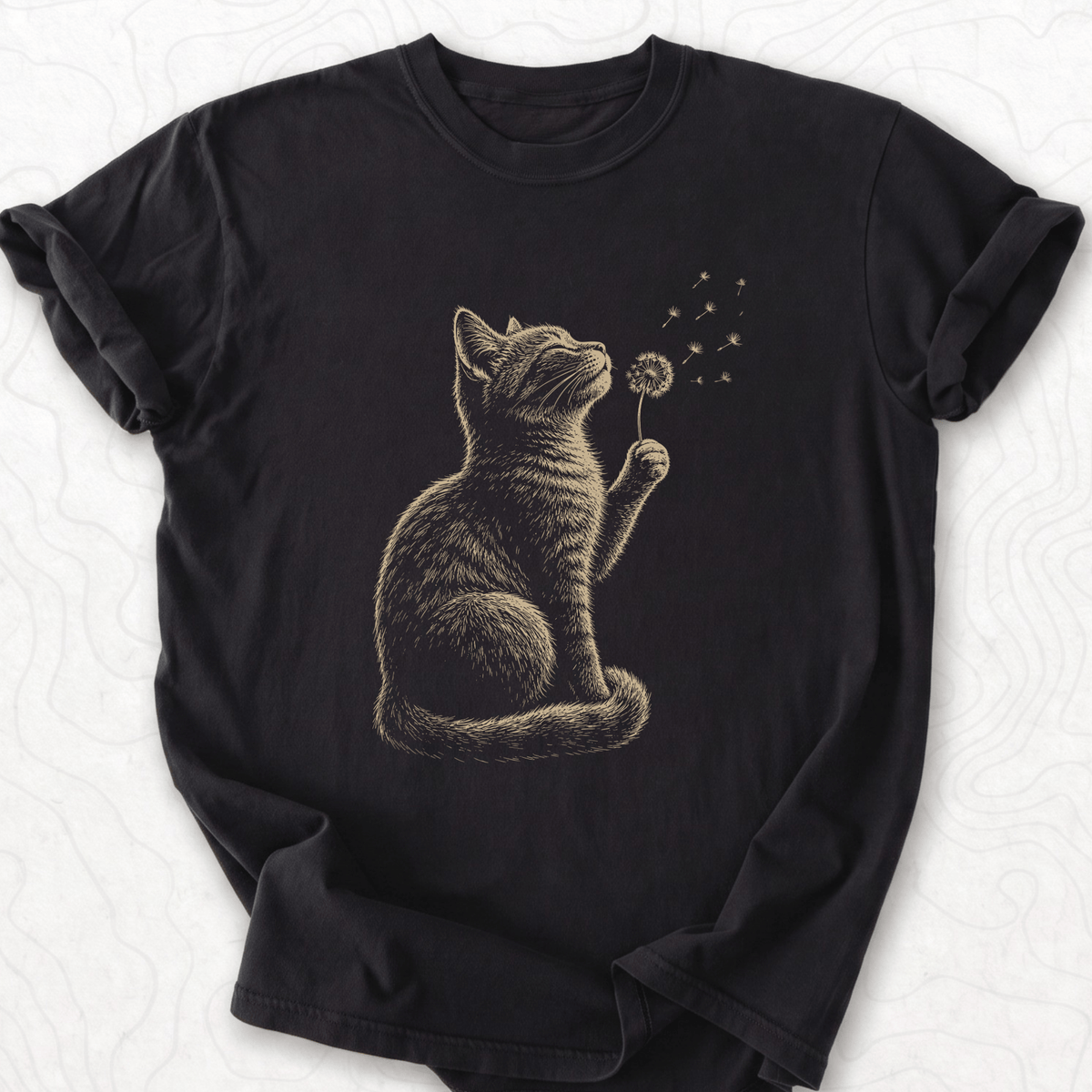 Dandelion Cat T-shirt