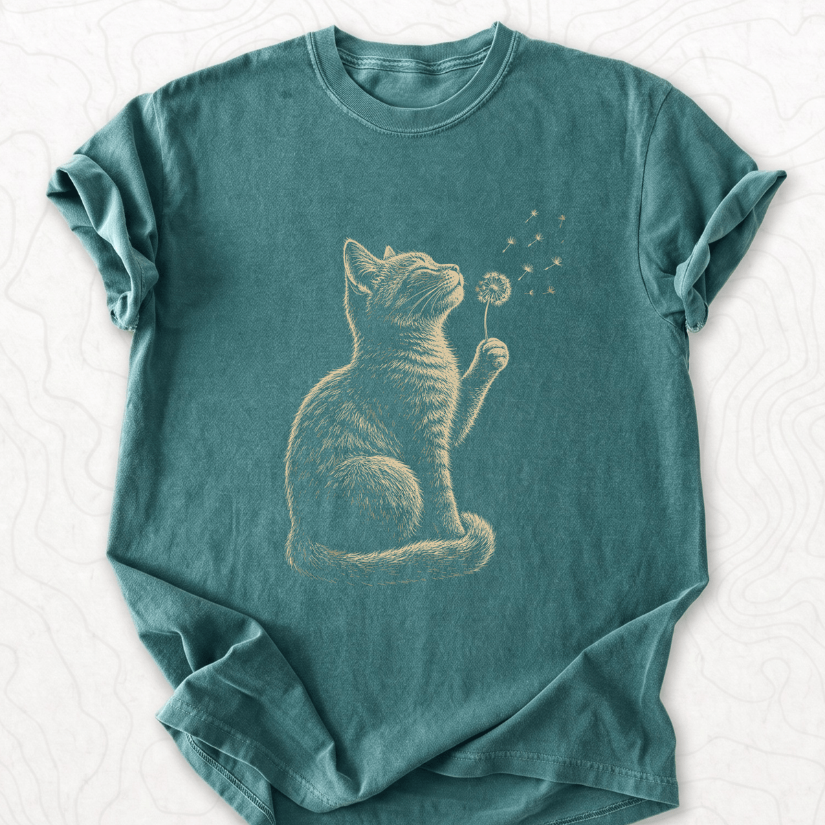 Dandelion Cat T-shirt