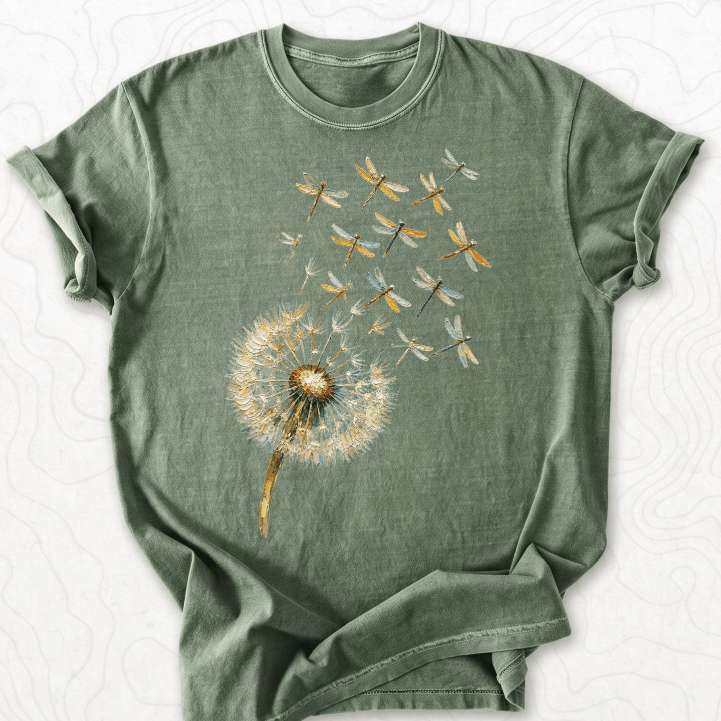 Dandelion Dragonflies T-shirt