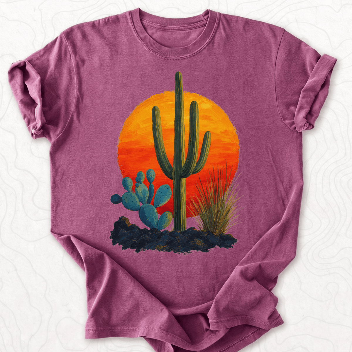 Desert Cactus Sunset T-shirt