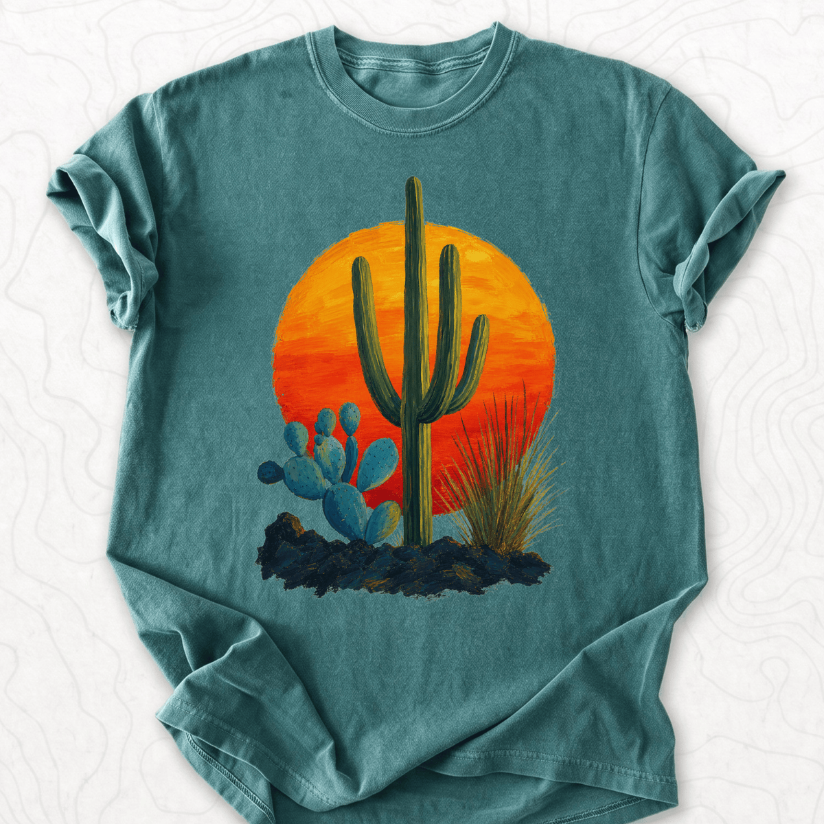 Desert Cactus Sunset T-shirt
