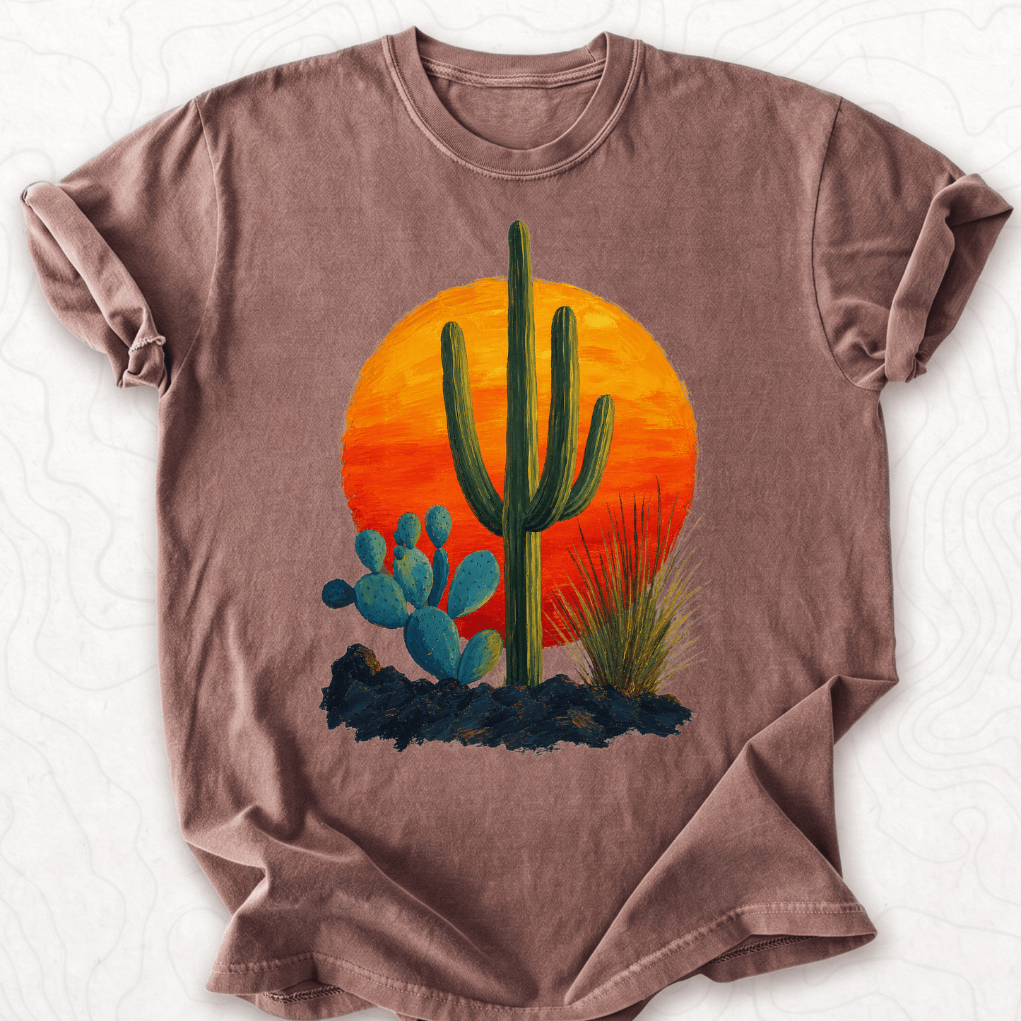 Desert Cactus Sunset T-shirt