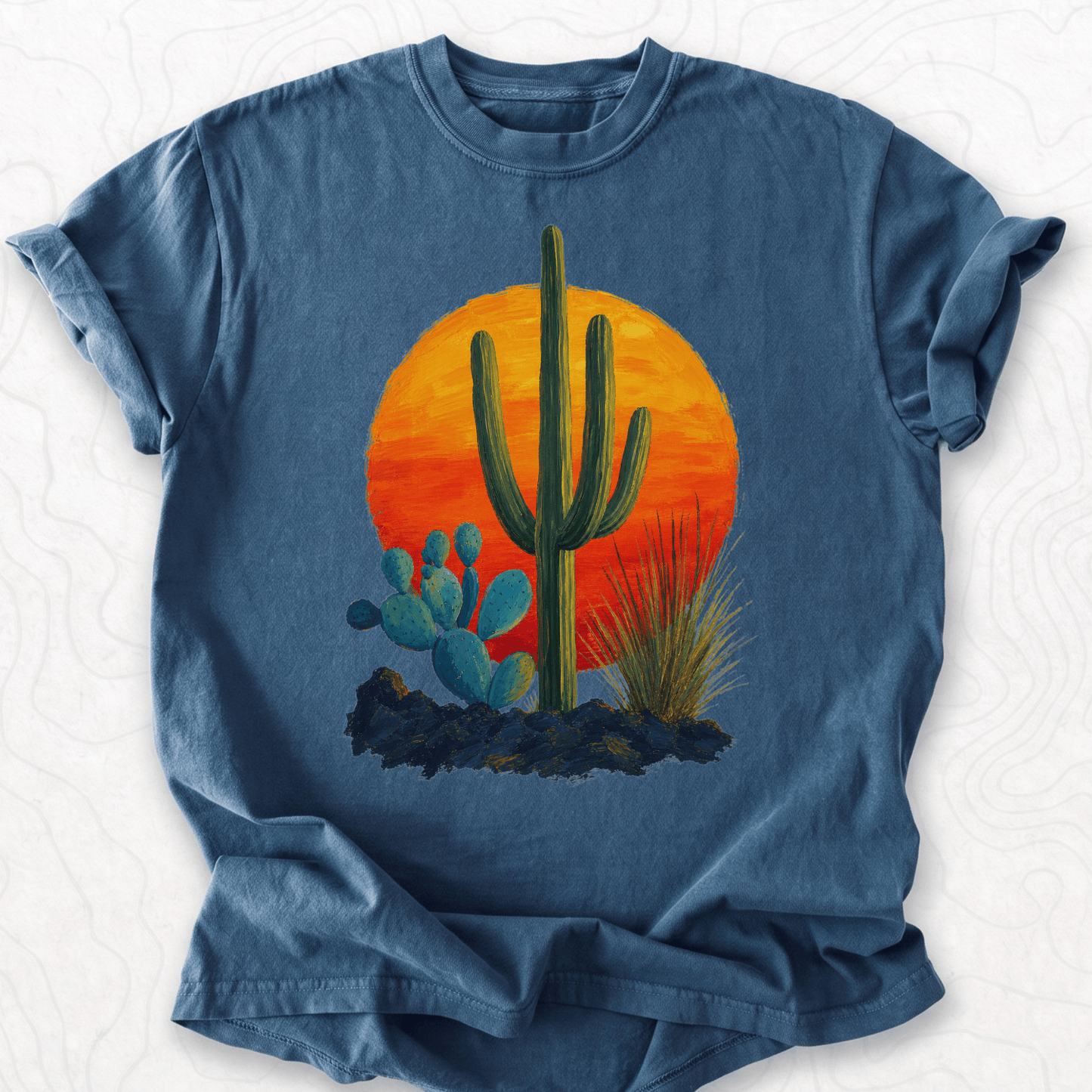 Desert Cactus Sunset T-shirt