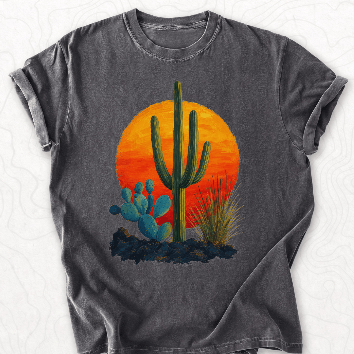 Desert Cactus Sunset T-shirt