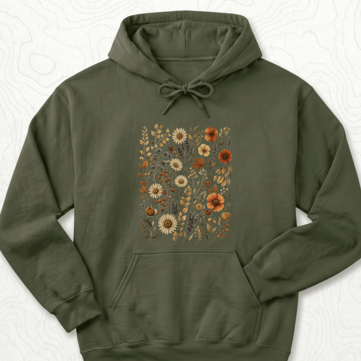 Autumn Wildflowers Hoodie