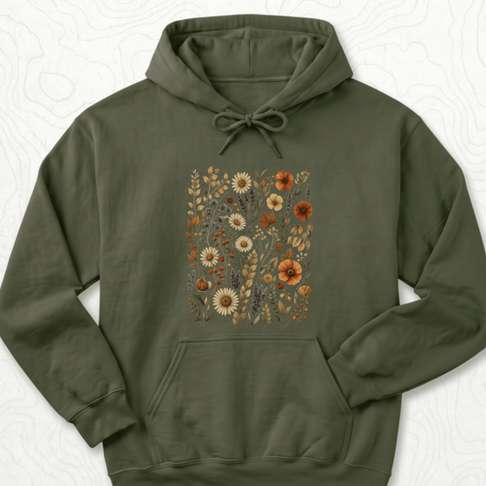 Autumn Wildflowers Hoodie