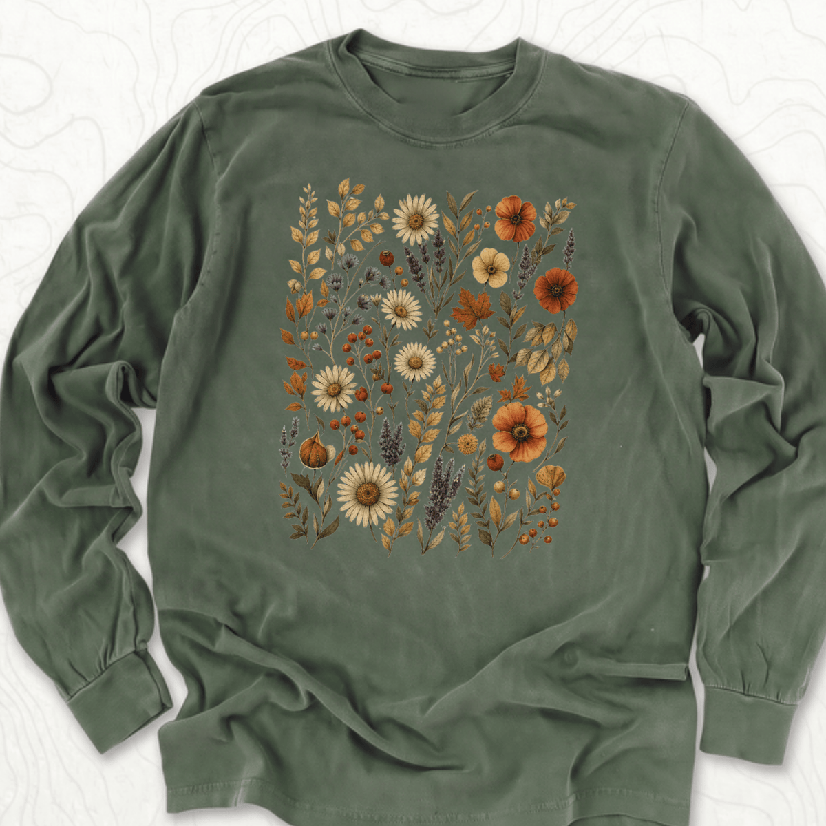 Autumn Wildflowers LS T-shirt