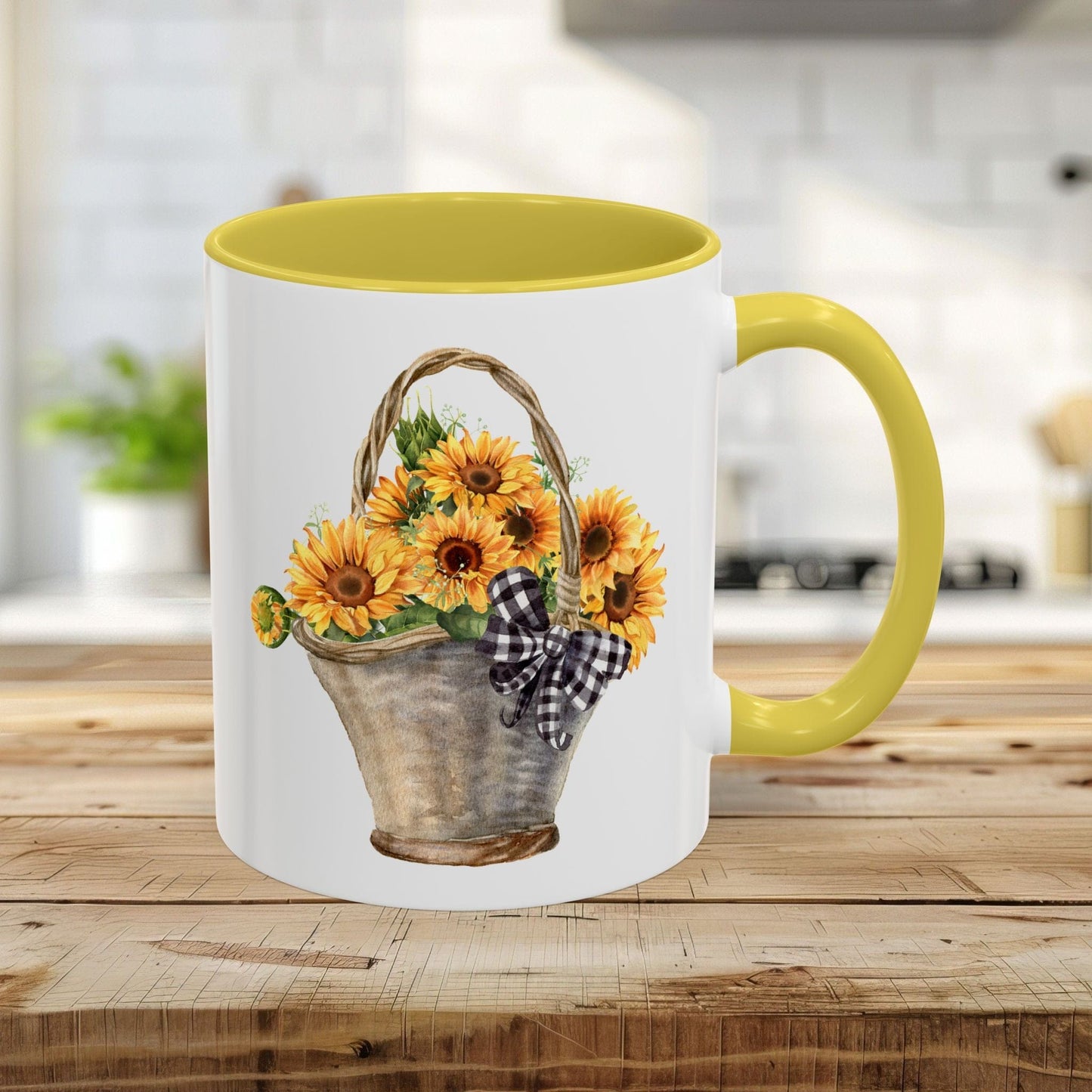 Basket of Sunflowers Mug (11/15oz)
