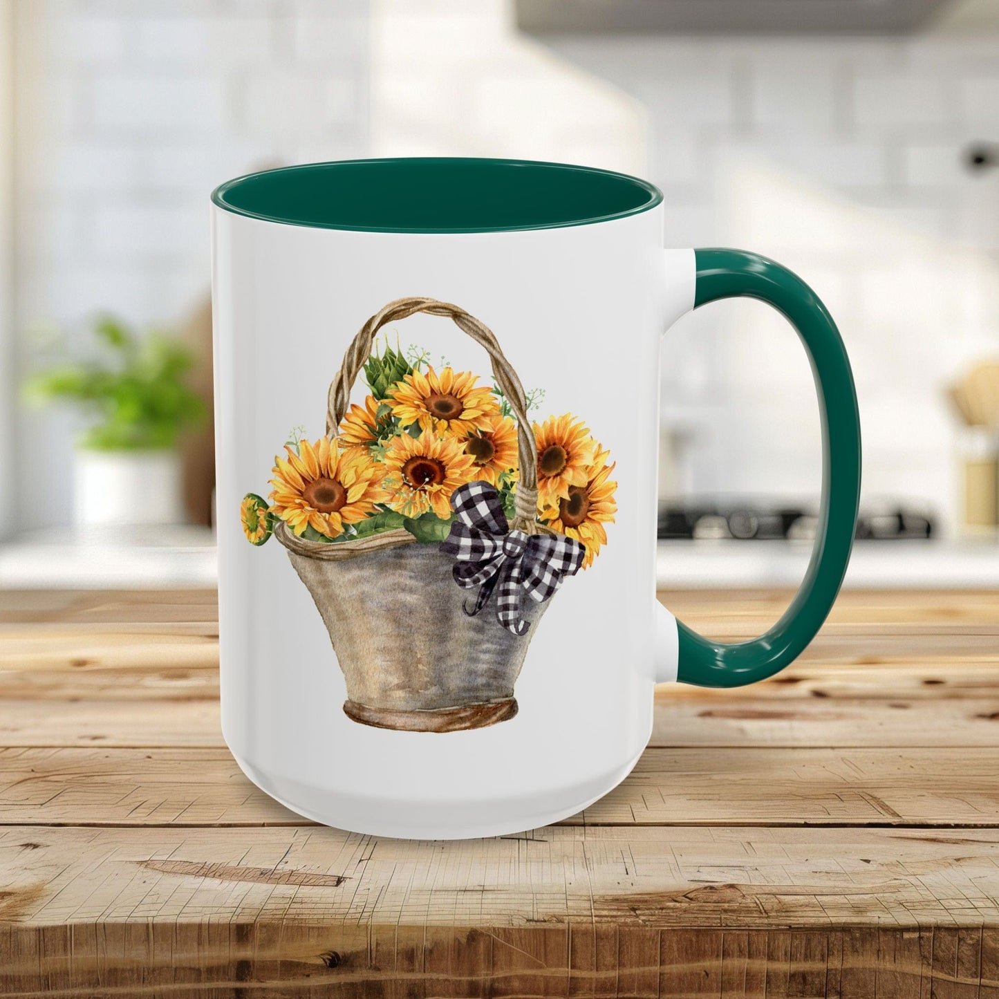 Basket of Sunflowers Mug (11/15oz)