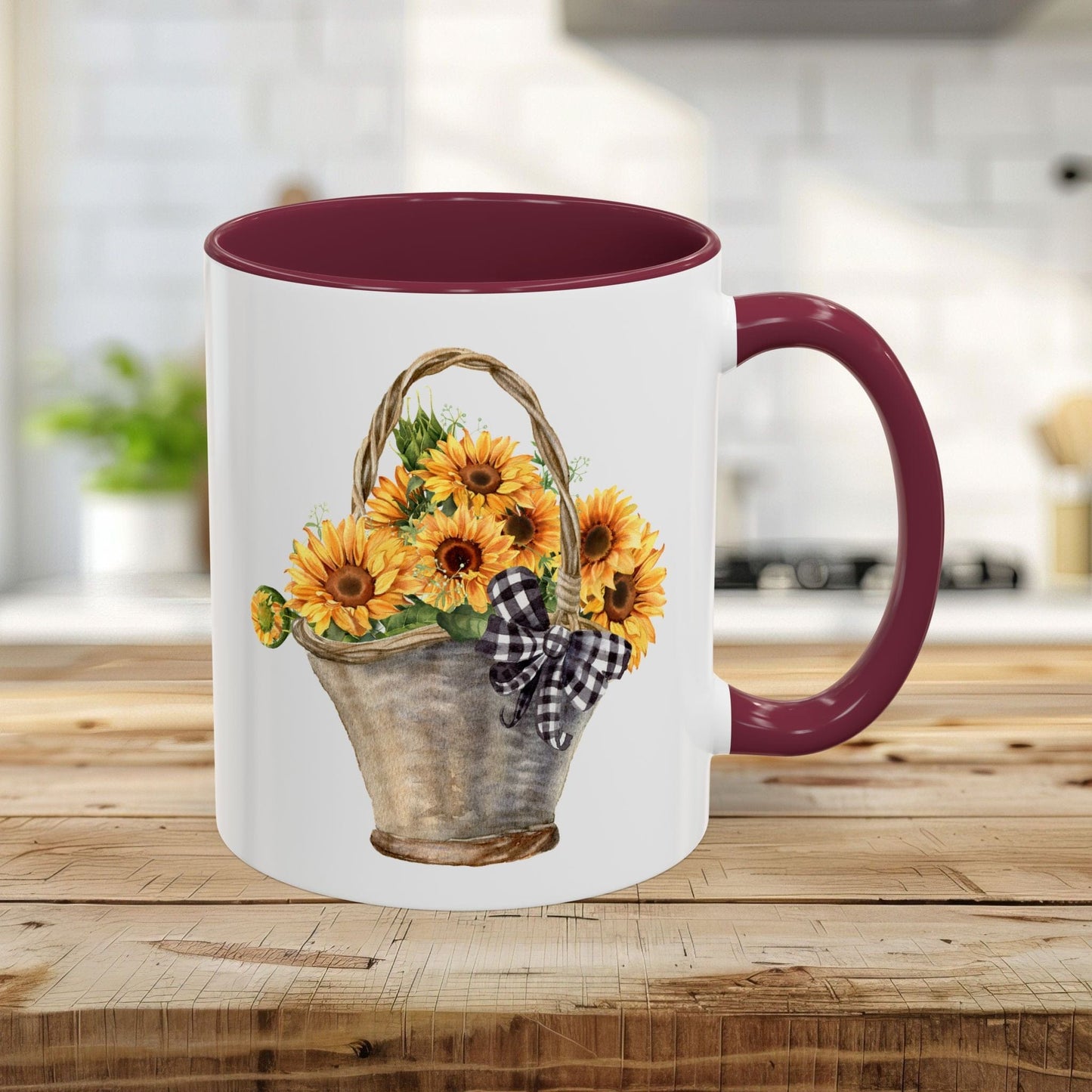Basket of Sunflowers Mug (11/15oz)