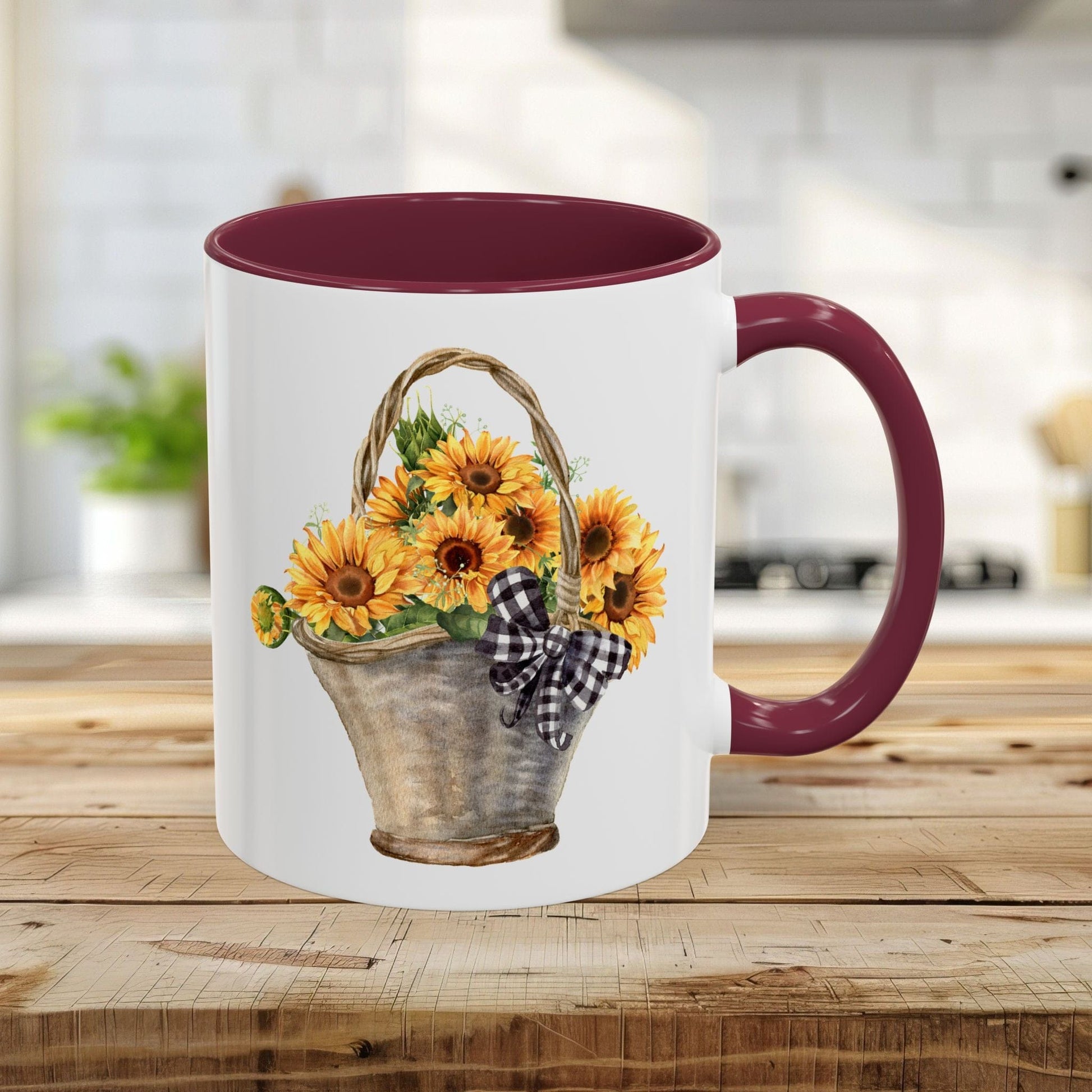 Basket of Sunflowers Mug (11/15oz)