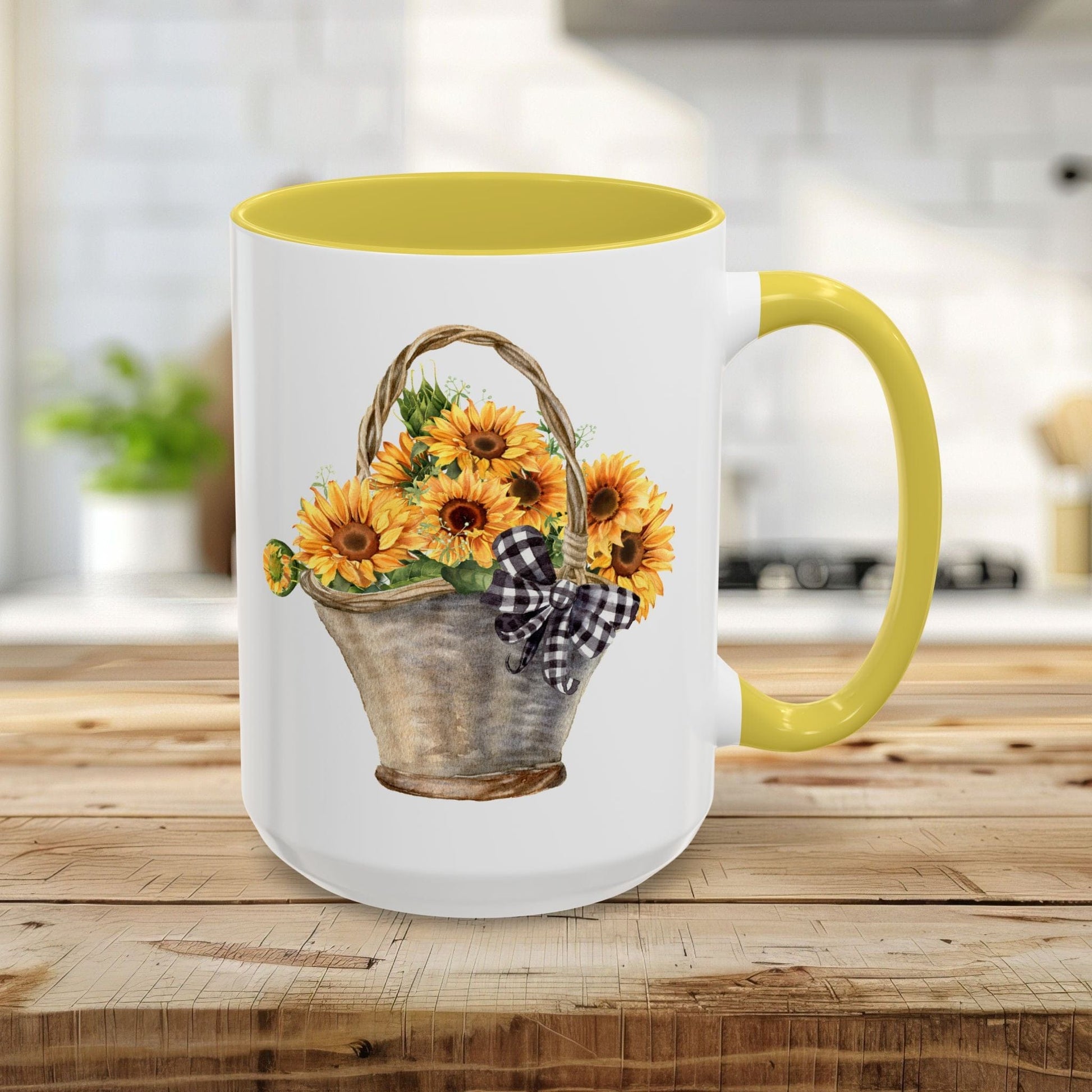 Basket of Sunflowers Mug (11/15oz)