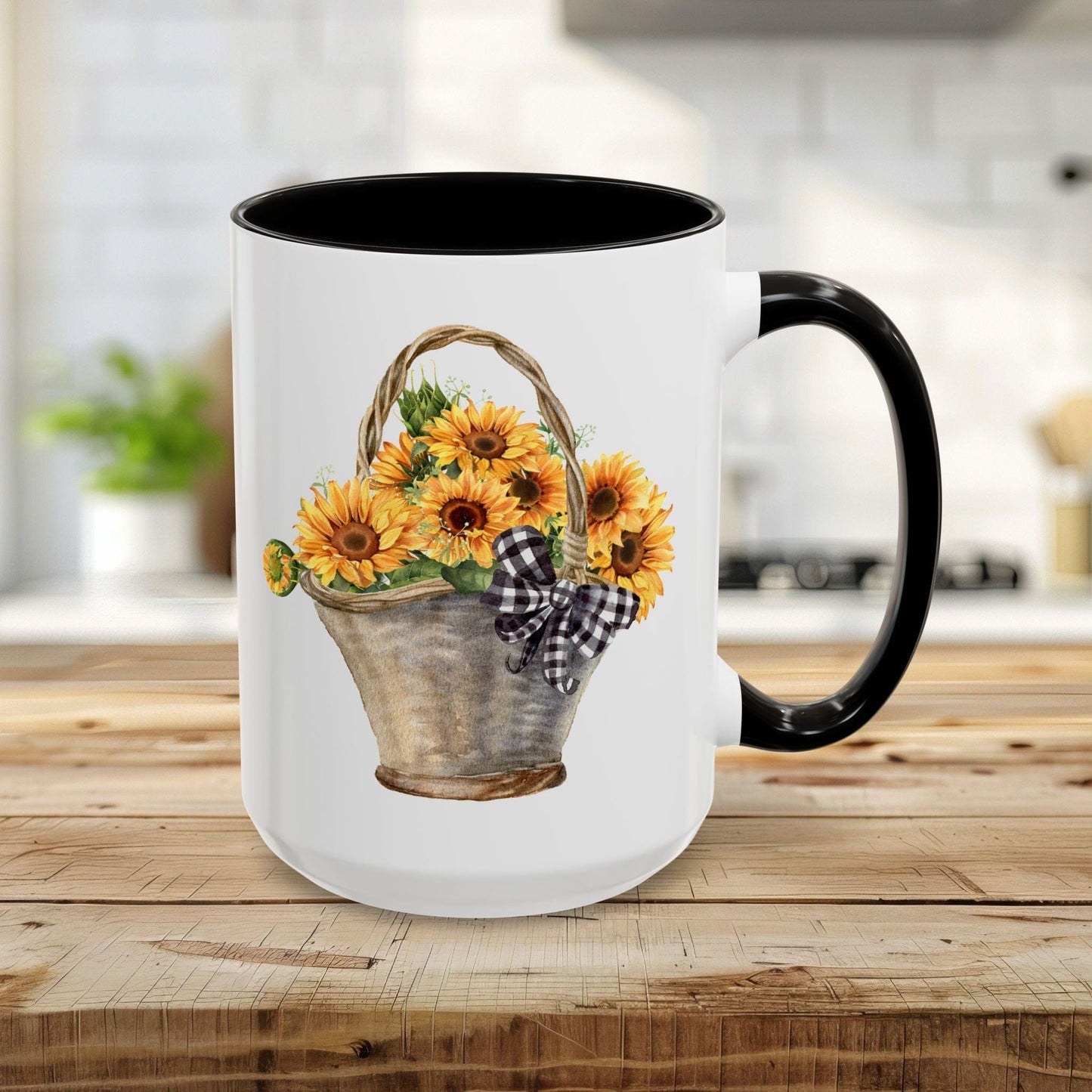 Basket of Sunflowers Mug (11/15oz)