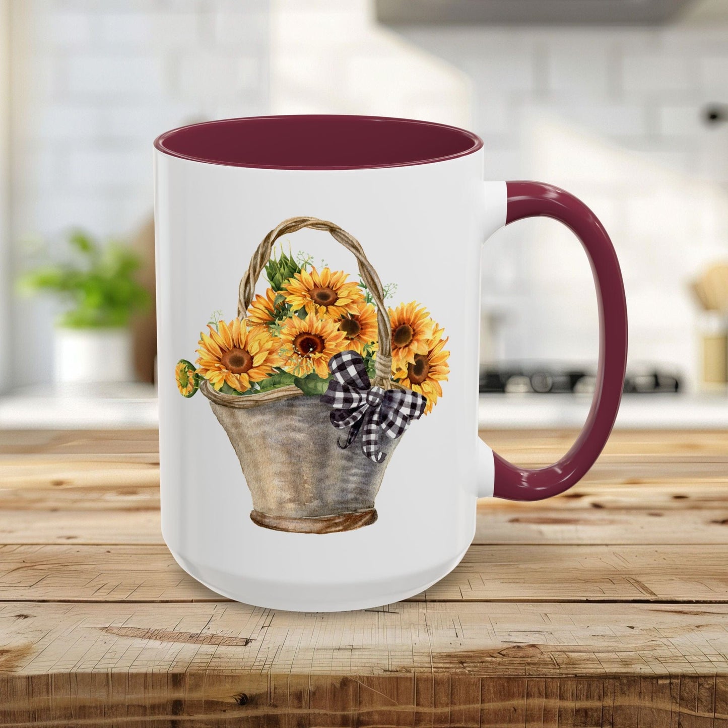 Basket of Sunflowers Mug (11/15oz)