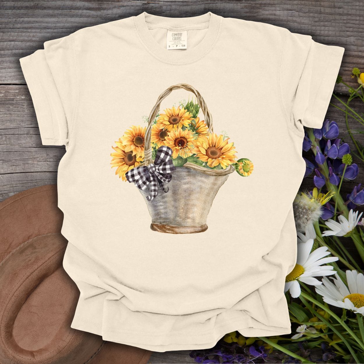 Basket of Sunflowers T-Shirt