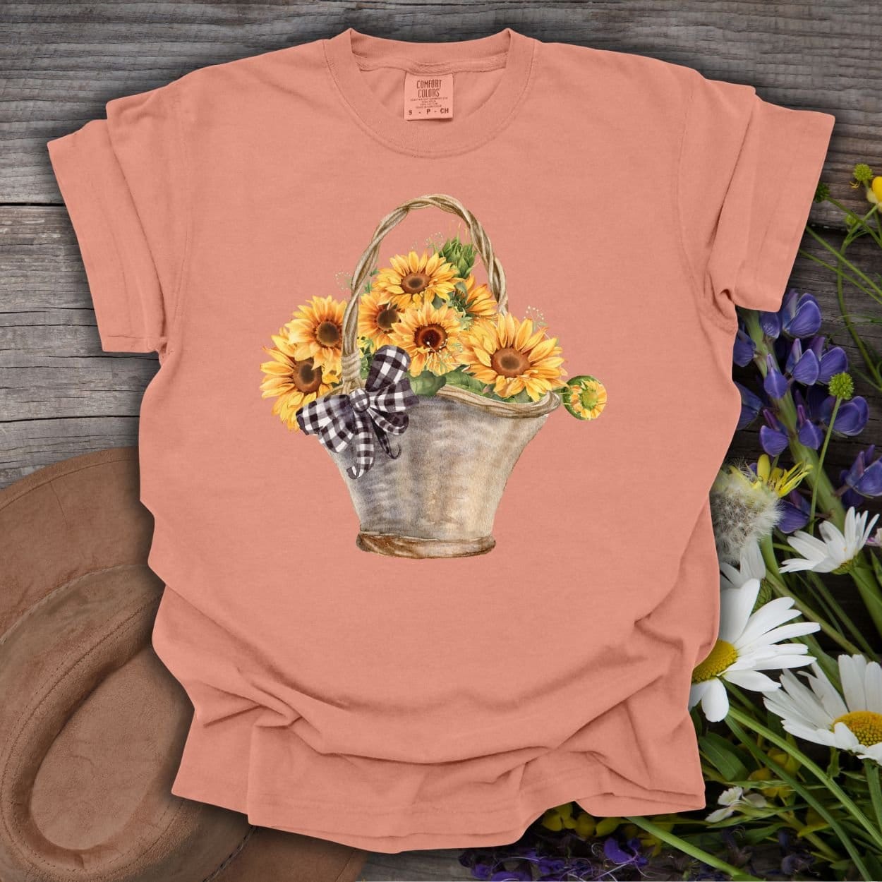 Basket of Sunflowers T-Shirt