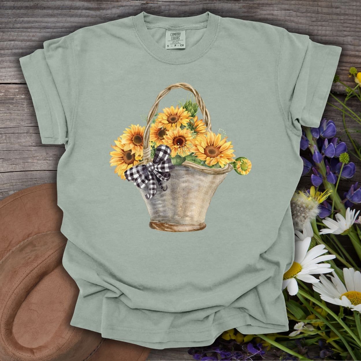 Basket of Sunflowers T-Shirt