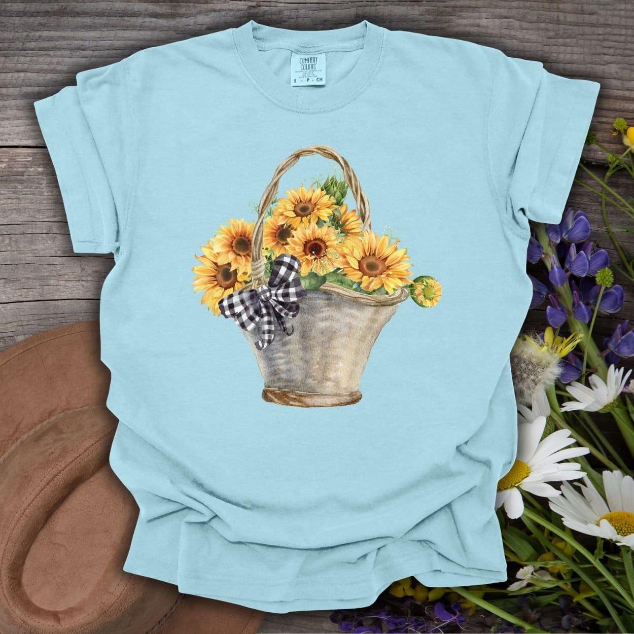 Basket of Sunflowers T-Shirt