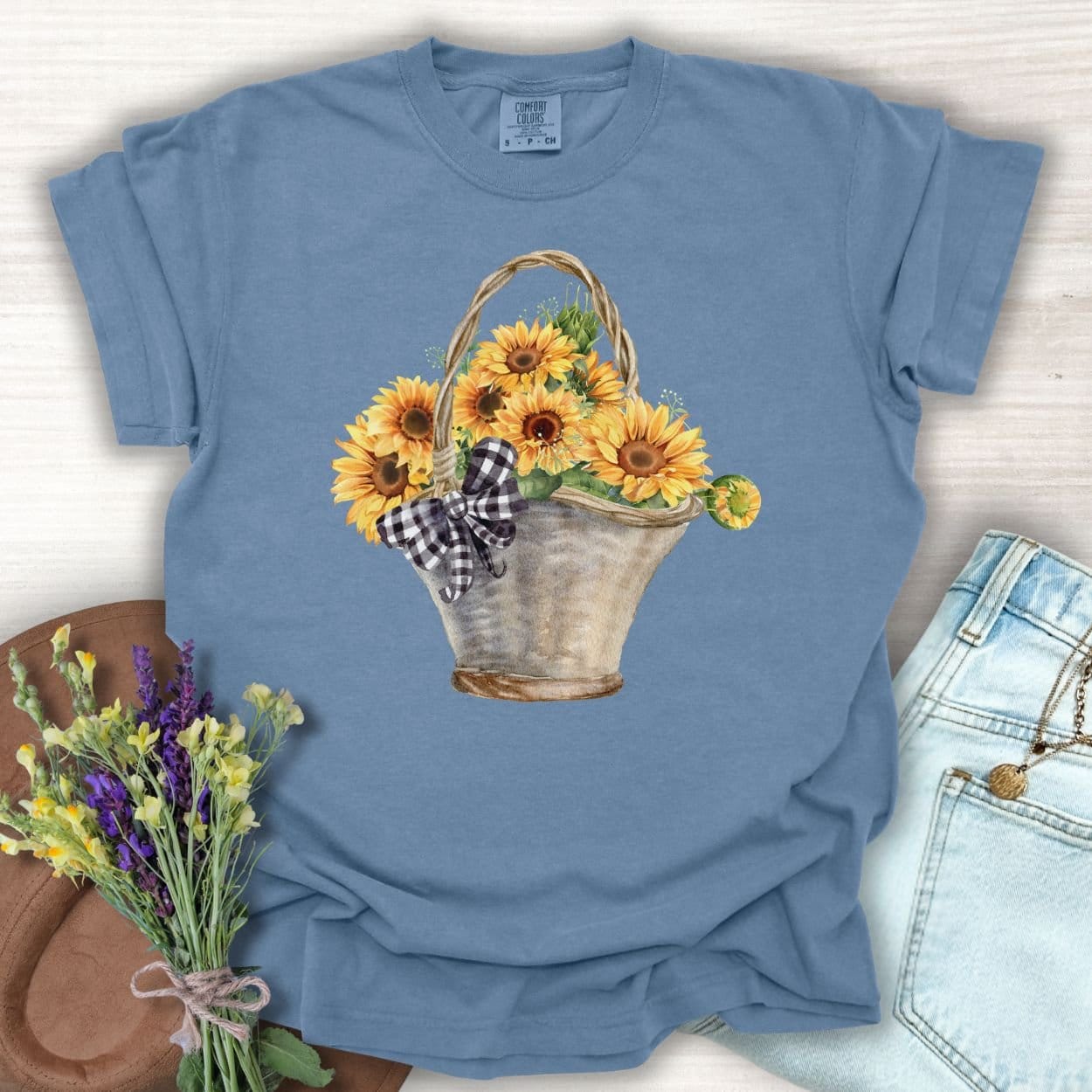 Basket of Sunflowers T-Shirt