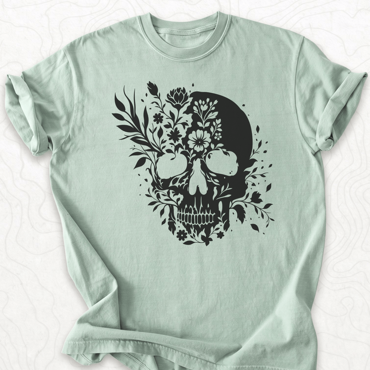 Floral Skull T-shirt
