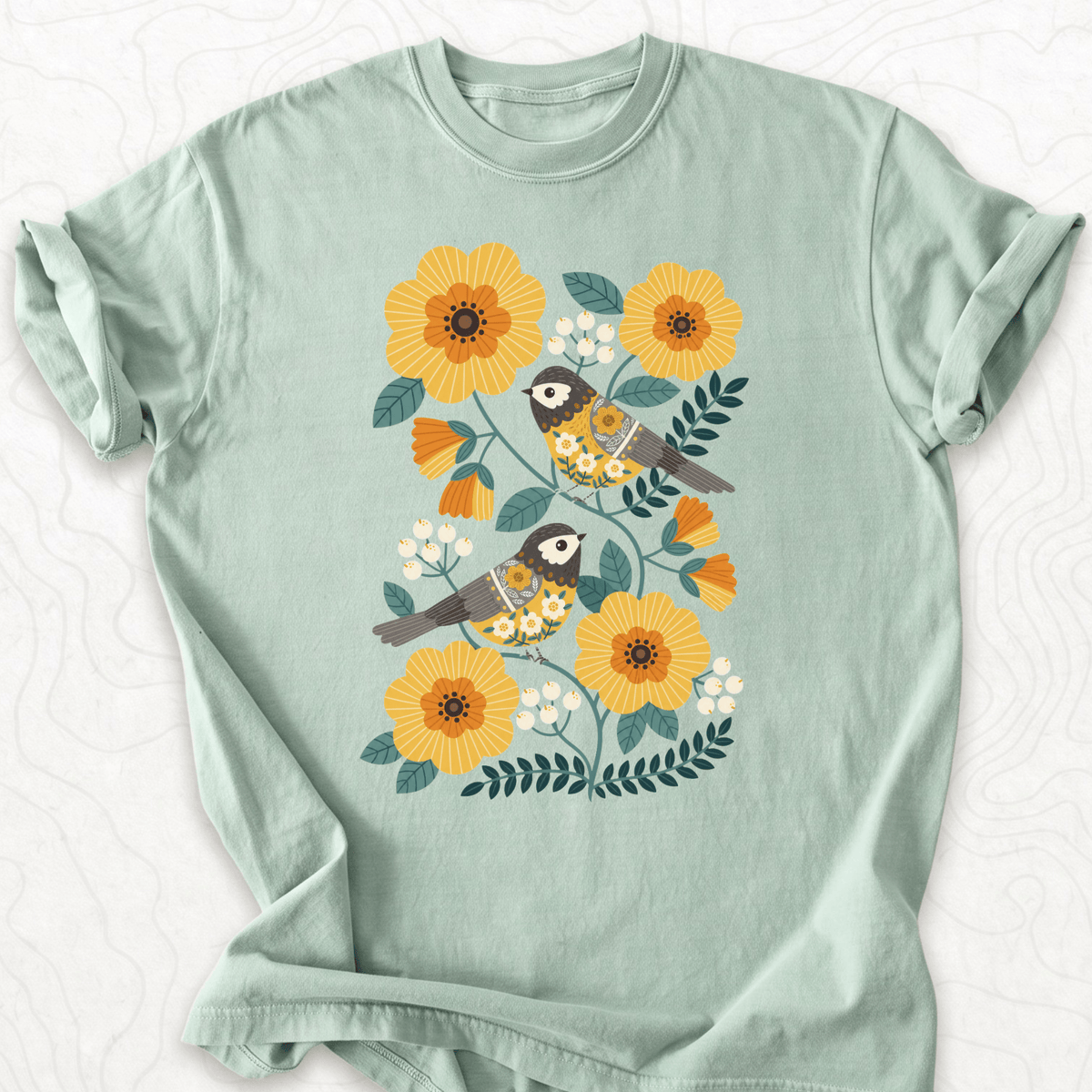 Floral Birds T-shirt
