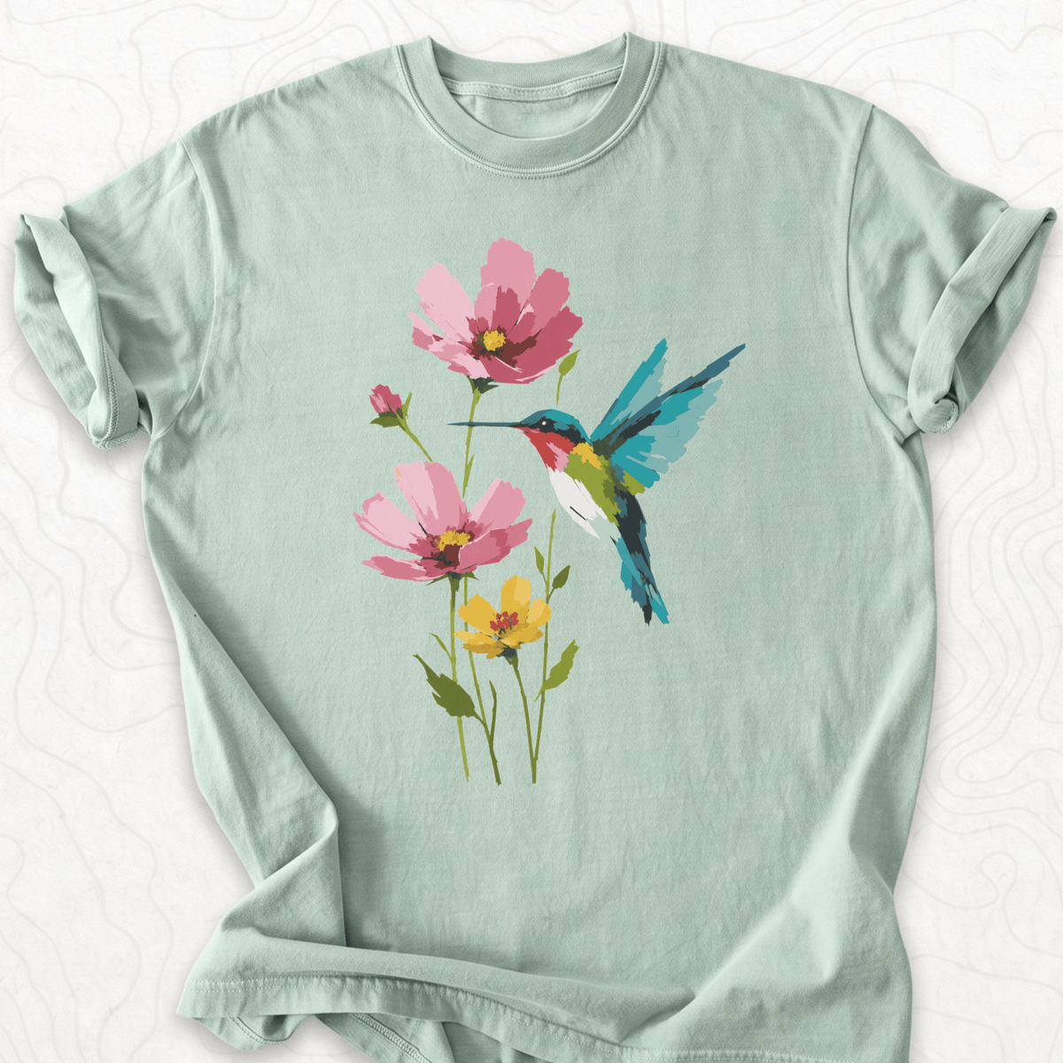 Hummingbird Flowers T-shirt