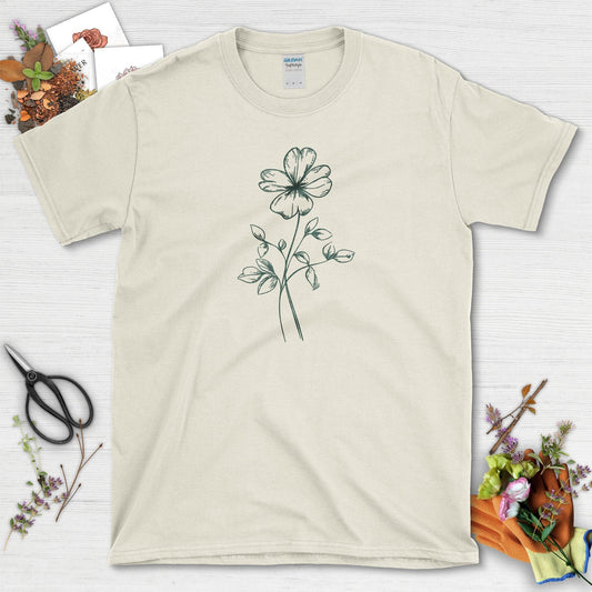 Beautiful Floral Art T-Shirt