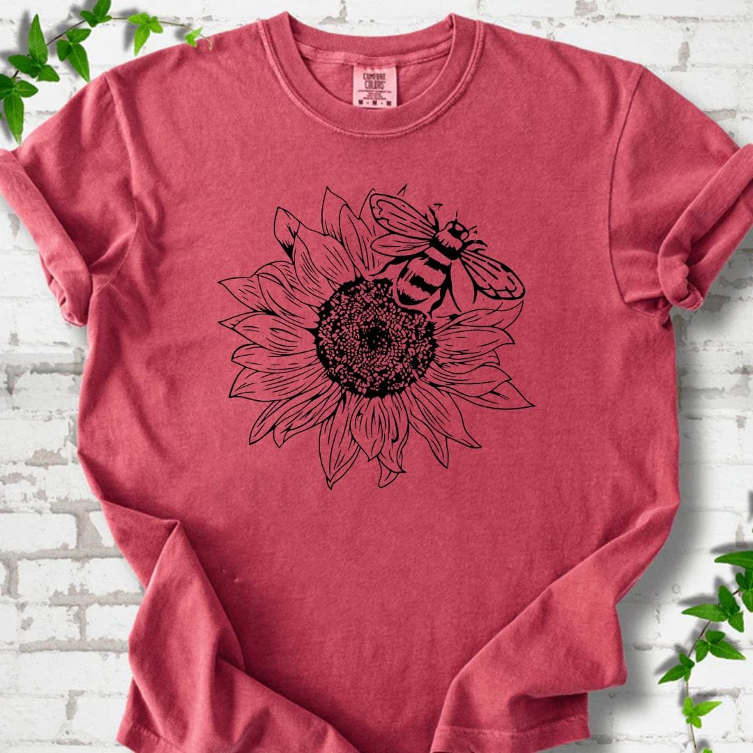 Bee and Sunflowers T-Shirt