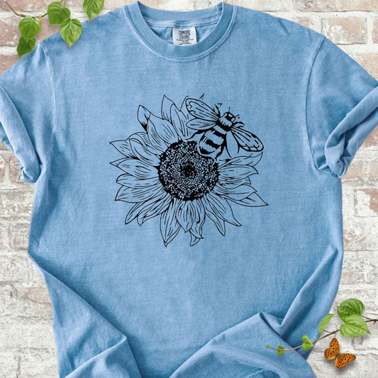 Bee and Sunflowers T-Shirt