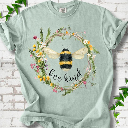 Bee Kind Flower T-Shirt
