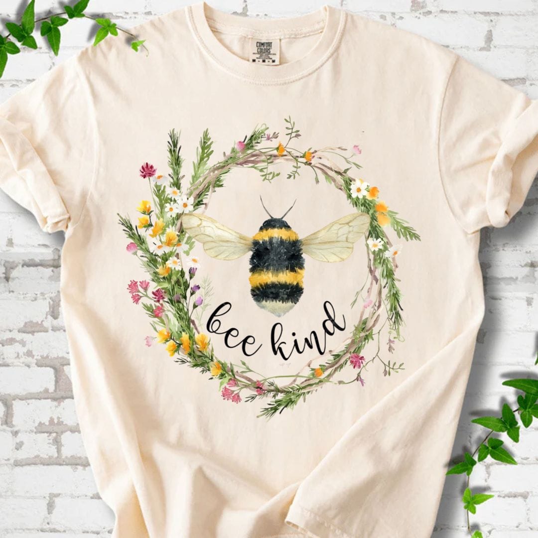 Bee Kind Flower T-Shirt