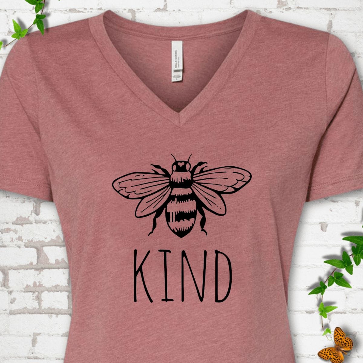 Bee Kind V-Neck T-Shirt