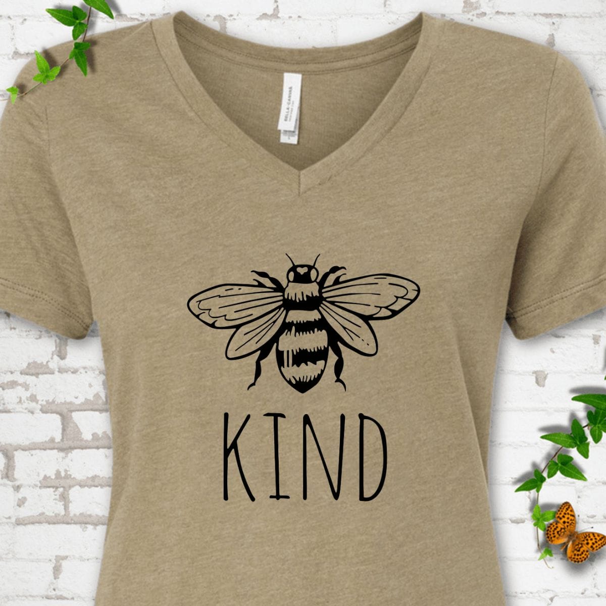Bee Kind V-Neck T-Shirt