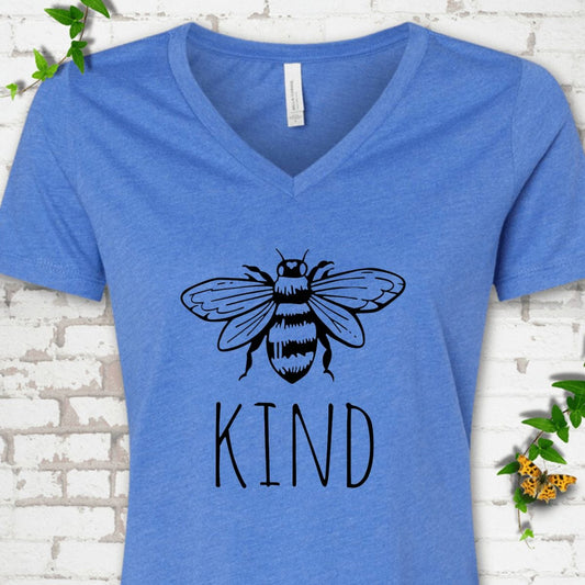 Bee Kind V-Neck T-Shirt