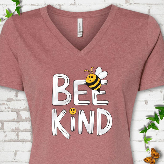 Bee Kind V-Neck T-Shirt