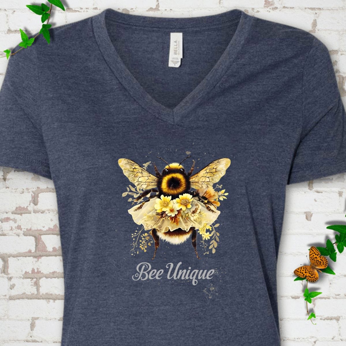 Bee Unique V-Neck T-Shirt