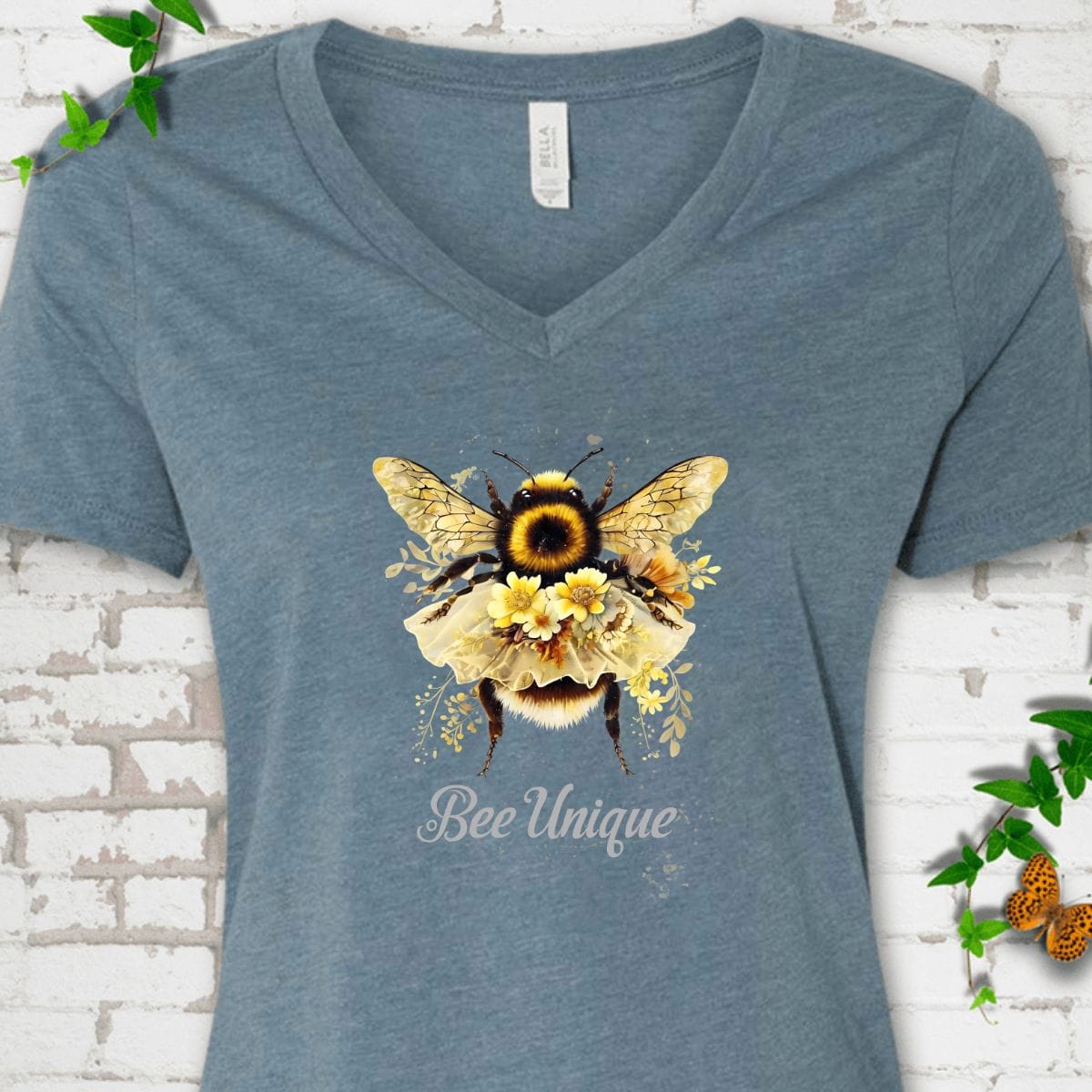 Bee Unique V-Neck T-Shirt