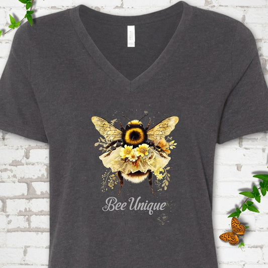 Bee Unique V-Neck T-Shirt