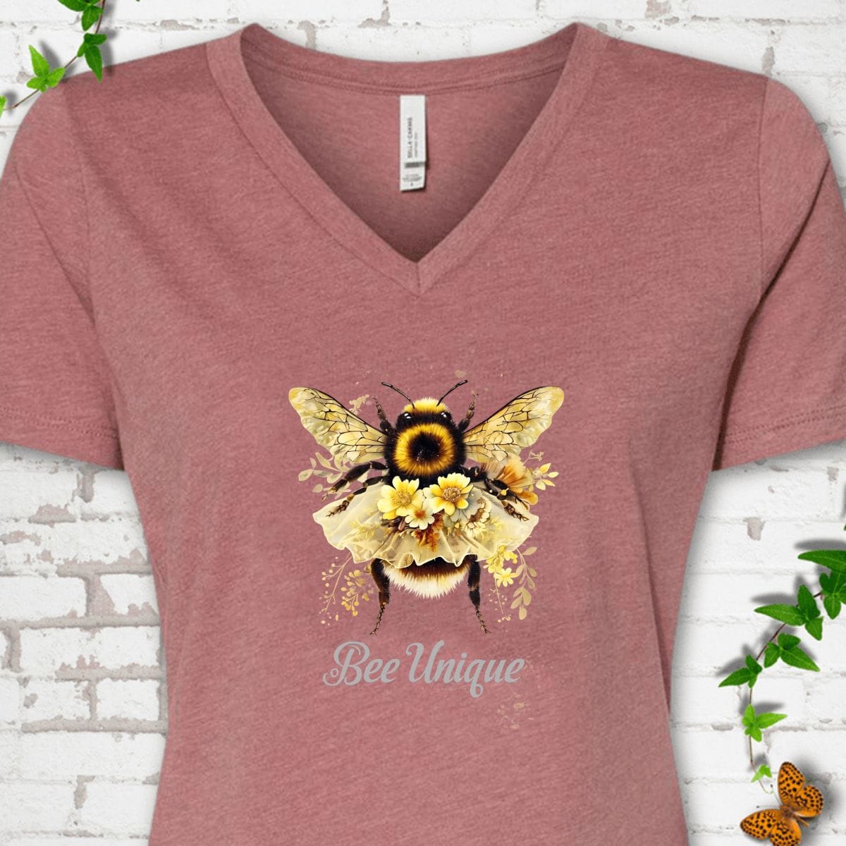 Bee Unique V-Neck T-Shirt