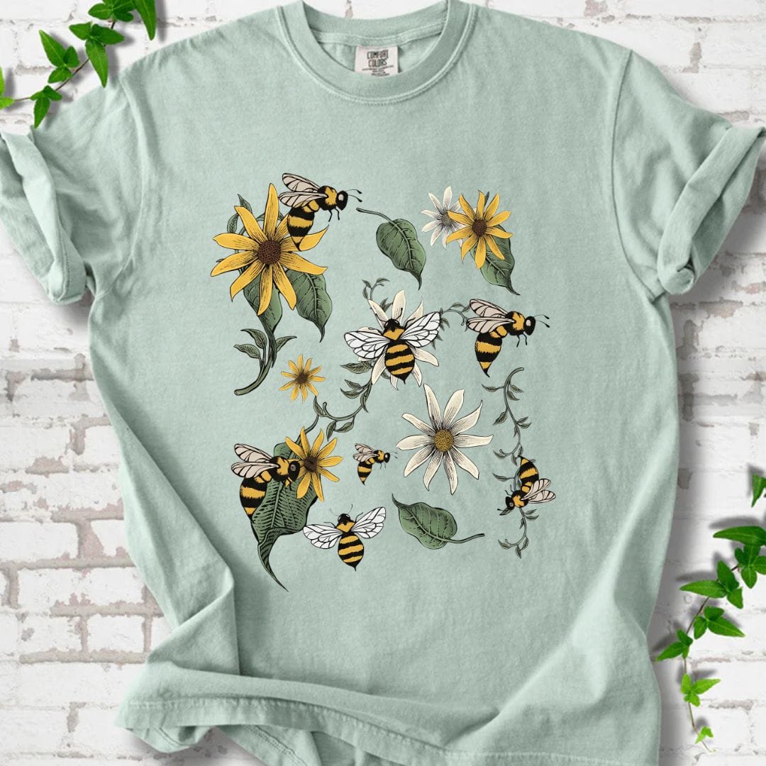 Bees and Sunflowers T-Shirt