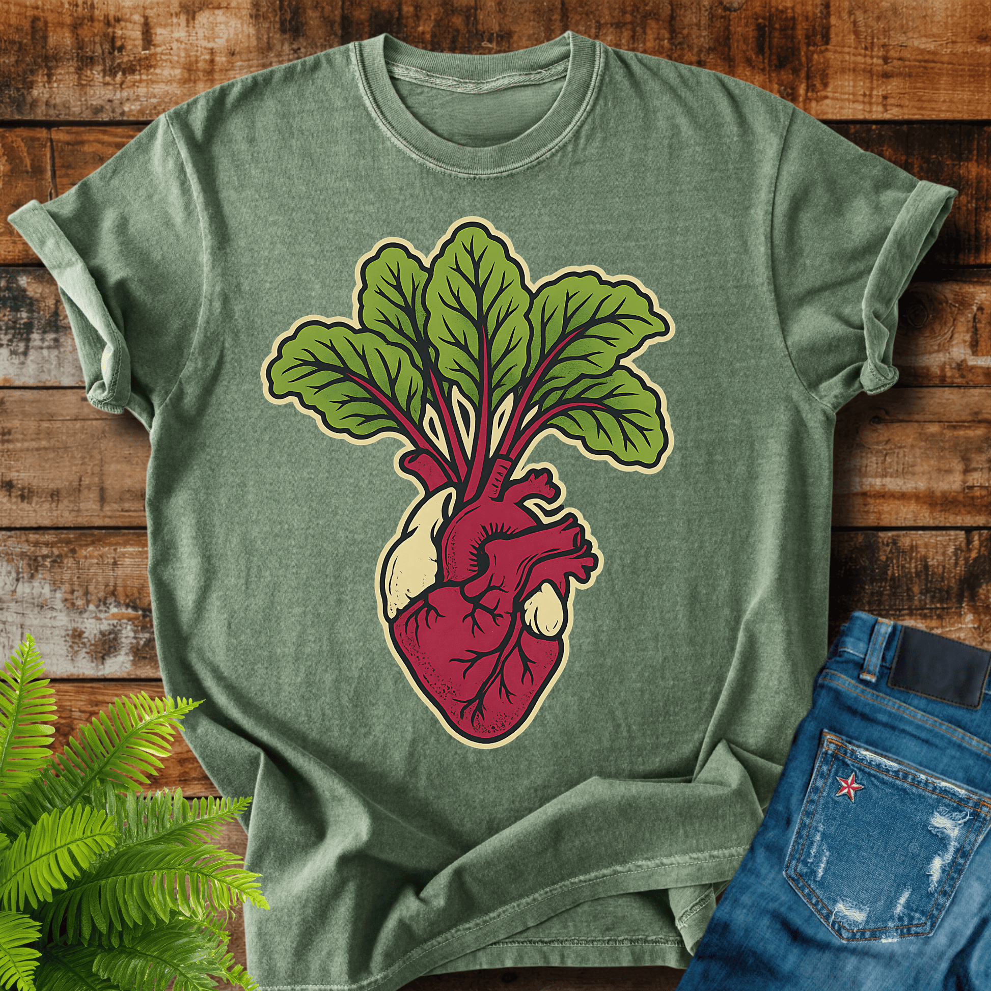 Beet Heart T-shirt
